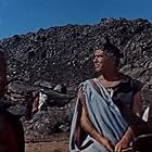 Rory Calhoun, Mabel Karr, and Jorge Rigaud in The Colossus of Rhodes (1961)