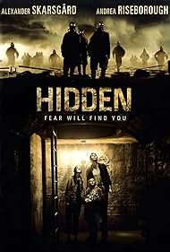 Alexander Skarsgård, Andrea Riseborough, and Emily Alyn Lind in Hidden (2015)