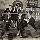 Billy Armstrong, Madeline Hurlock, Kewpie Morgan, Bud Ross, and Ben Turpin in Asleep at the Switch (1923)