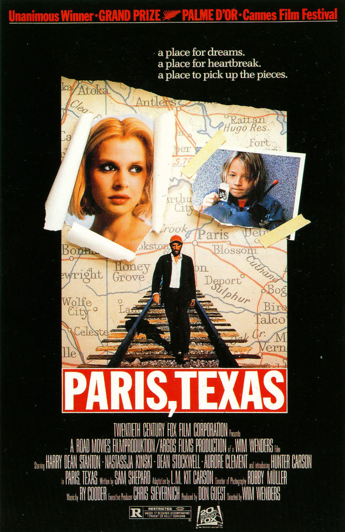 Nastassja Kinski, Harry Dean Stanton, and Hunter Carson in Paris, Texas (1984)