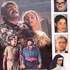 Mammootty, Jagathy Sreekumar, Jayabharathi, Mohanlal, M.G. Soman, Suchitra, and Sumalatha in No: 20 Madras Mail (1990)