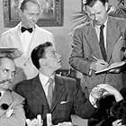 Groucho Marx, Jane Russell, Frank Sinatra, William Edmunds, and Russell Thorson in Double Dynamite (1951)