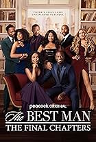 Nia Long, Morris Chestnut, Taye Diggs, Terrence Howard, Sanaa Lathan, Melissa De Sousa, Regina Hall, and Harold Perrineau in The Best Man: The Final Chapters (2022)
