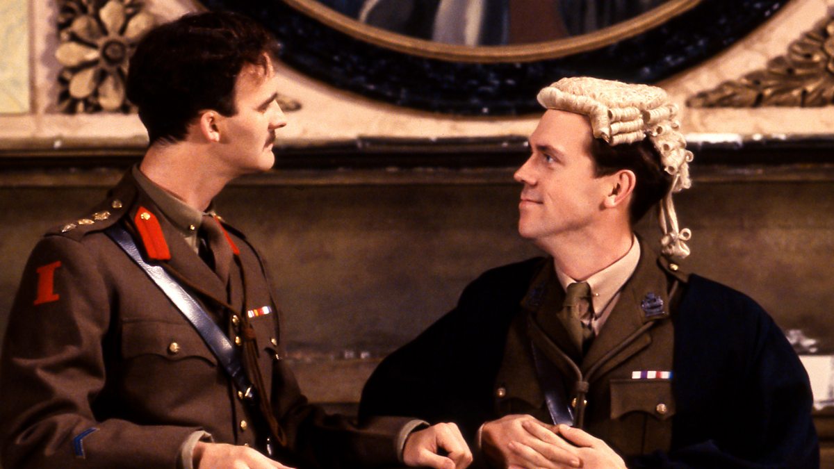 Hugh Laurie and Tim McInnerny in Blackadder Goes Forth (1989)