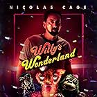 Nicolas Cage, Duke Jackson, Jiri Stanek, BJ Guyer, Billy Bussey, Christopher Bradley, Taylor Towery, and Caylee Cowan in Willy's Wonderland (2021)