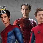 Tobey Maguire, Andrew Garfield, and Tom Holland in Spider-Man (2019)