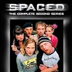 Katy Carmichael, Julia Deakin, Nick Frost, Mark Heap, Simon Pegg, and Jessica Hynes in Spaced (1999)