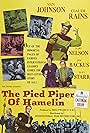 Jim Backus, Claude Rains, Van Johnson, and Lori Nelson in The Pied Piper of Hamelin (1957)
