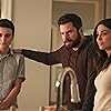 James Roday Rodriguez, Floriana Lima, and Chance Hurstfield in Junior (2021)