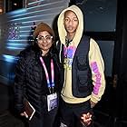 Jaden Smith and Minhal Baig at an event for Hala (2019)