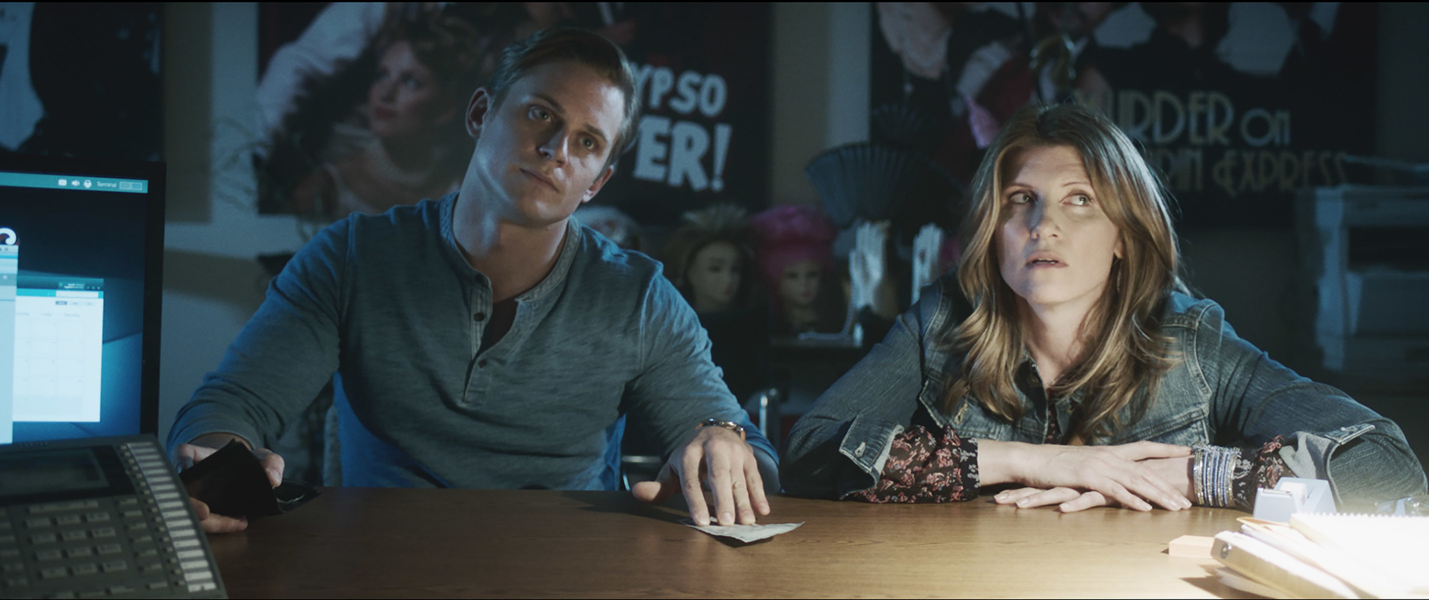Sharon Horgan and Billy Magnussen in Game Night (2018)