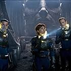 Noomi Rapace, Michael Fassbender, and Logan Marshall-Green in Prometheus (2012)
