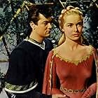 Tony Curtis and Janet Leigh in The Black Shield of Falworth (1954)
