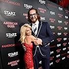 Kristin Chenoweth and Bryan Fuller at an event for American Gods (2017)
