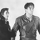 Jennifer Connelly and Billy Campbell in The Rocketeer (1991)