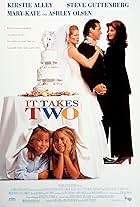 Kirstie Alley, Steve Guttenberg, Ashley Olsen, Mary-Kate Olsen, and Jane Sibbett in It Takes Two (1995)