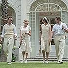 Allen Leech, Harry Hadden-Paton, Tuppence Middleton, and Laura Carmichael in Downton Abbey: A New Era (2022)