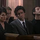 Oliver Chris, Tamsin Greig, Stephen Mangan, and Karl Theobald in Green Wing (2004)