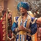 Will Smith and Nasim Pedrad in Aladdin (2019)