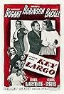 Lauren Bacall, Humphrey Bogart, and Edward G. Robinson in Key Largo (1948)