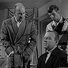 Leonard Nimoy, Werner Klemperer, and Woodrow Parfrey in The Man from U.N.C.L.E. (1964)