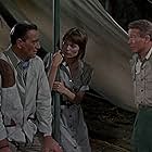 John Wayne, Red Buttons, and Elsa Martinelli in Hatari! (1962)