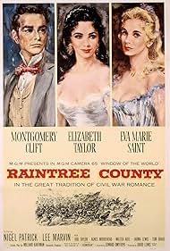 Elizabeth Taylor, Montgomery Clift, and Eva Marie Saint in Raintree County (1957)