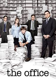 Steve Carell, Jenna Fischer, Rainn Wilson, John Krasinski, and B.J. Novak in The Office (2005)