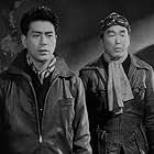 Minoru Chiaki and Hiroshi Koizumi in Godzilla Raids Again (1955)