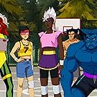 George Buza, Cal Dodd, Alison Sealy-Smith, Lenore Zann, Morph, JP Karliak, A.J. LoCascio, Isaac Robinson-Smith, Holly Chou, and Rogue in X-Men '97 (2024)