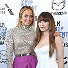 Jennifer Lopez and Lorene Scafaria at an event for 35th Film Independent Spirit Awards (2020)