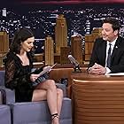 Jimmy Fallon and Kendall Jenner at an event for The Tonight Show Starring Jimmy Fallon (2014)