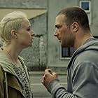 Cosmo Jarvis and Niamh Algar in Calm with Horses (2019)