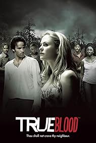 Anna Paquin, Ryan Kwanten, Stephen Moyer, Sam Trammell, Nelsan Ellis, and Rutina Wesley in True Blood (2008)