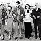 Clark Gable, Spencer Tracy, Claudette Colbert, Hedy Lamarr, and Frank Morgan in Boom Town (1940)
