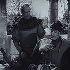 Anthony Dawson and Ian Hunter in The Adventures of Robin Hood (1955)