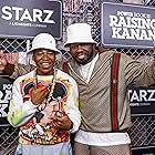 50 Cent and Mekai Curtis at an event for Power Book III: Raising Kanan (2021)