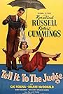 Robert Cummings and Rosalind Russell in Tell It to the Judge (1949)