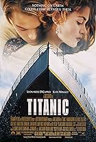 Leonardo DiCaprio, Kate Winslet, Billy Zane, Kathy Bates, Gloria Stuart, and Frances Fisher in Titanic (1997)