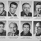 Richard Attenborough, Charles Bronson, James Coburn, Steve McQueen, Donald Pleasence, James Garner, James Donald, and John Sturges in The Great Escape (1963)