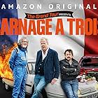 Jeremy Clarkson, James May, and Richard Hammond in The Grand Tour Presents: Carnage A Trois (2021)