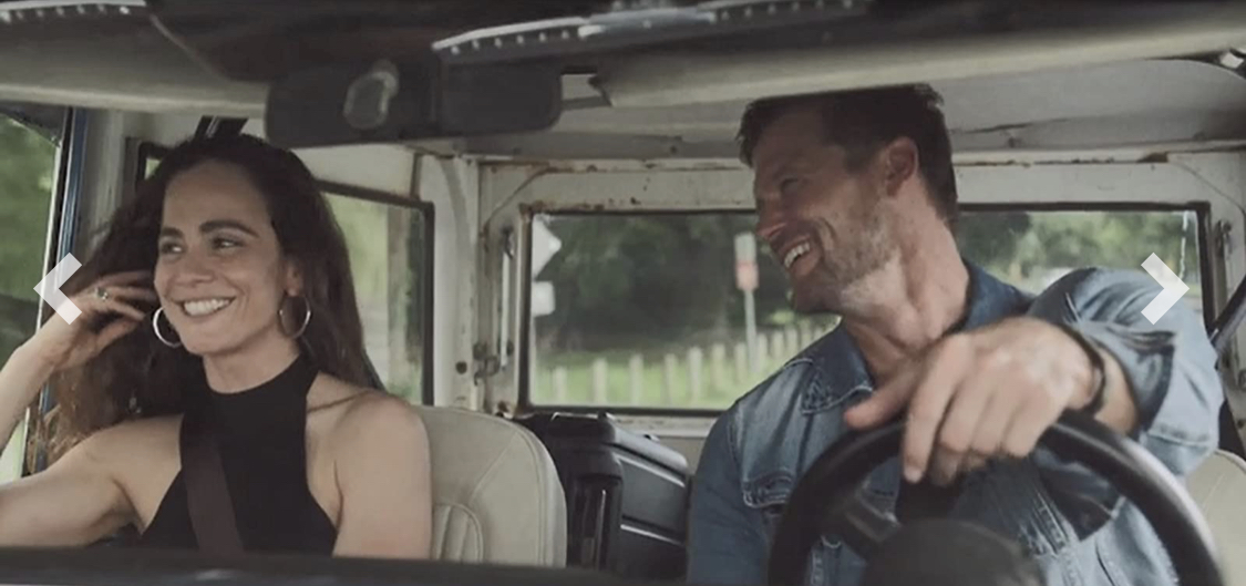Still of Bailey Chase and Alice Braga in Queen of the South