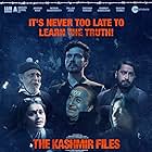 Mithun Chakraborty, Puneet Issar, Pallavi Joshi, Anupam Kher, Darshan Kumaar, Bhasha Sumbli, Prakash Belawadi, and Chinmay Mandlekar in The Kashmir Files (2022)