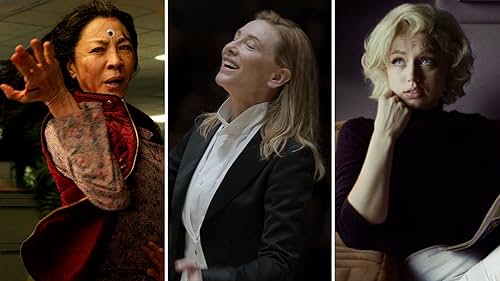 Get a quick look at the performances that earned nominations for Actress in a Leading Role at the 95th Academy Awards. Who would you choose between Cate Blanchett (Tár), Andrea Riseborough (To Leslie), Michelle Williams (The Fabelmans), Ana de Armas (Blonde), and Michelle Yeoh (Everything Everywhere All at Once)?