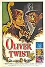 John Howard Davies, Anthony Newley, Robert Newton, Francis L. Sullivan, and Kay Walsh in Oliver Twist (1948)