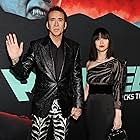 Nicolas Cage and Riko Shibata at an event for Renfield (2023)