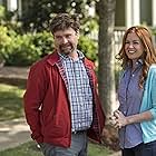 Isla Fisher and Zach Galifianakis in Keeping Up with the Joneses (2016)