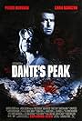 Pierce Brosnan and Linda Hamilton in Dante's Peak (1997)