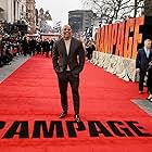 Dwayne Johnson at an event for Rampage (2018)