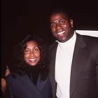 Magic Johnson and Cookie Johnson at an event for Dumb and Dumber (1994)